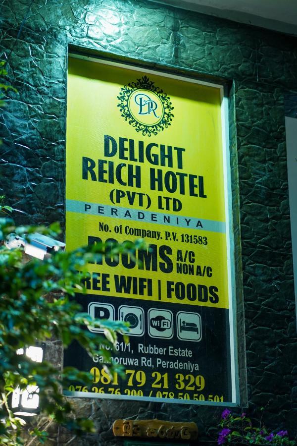 Delight Reich Hotel Peradeniya Extérieur photo